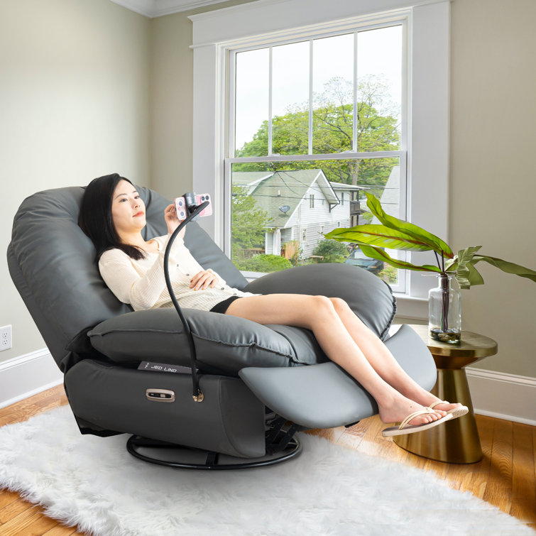 Tufted discount power recliner